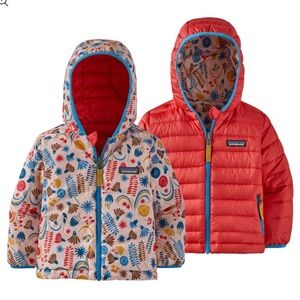 Patagonia Reversible Down Sweater Hoody Coat Jacket